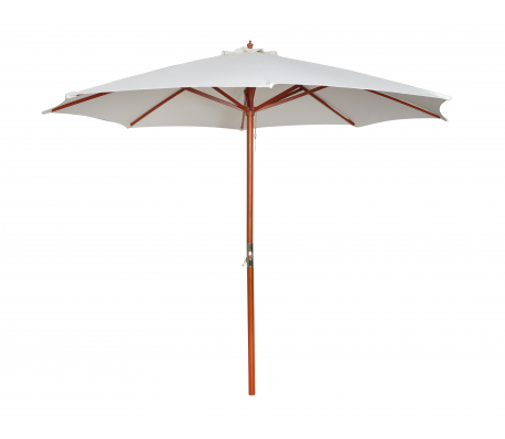 VidaXL - Parasol Apricis ø300 cm (crème) VidaXL - Parasol Apricis ø300 cm (crème)