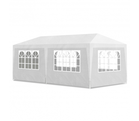 VidaXL - Partytent 3x6 6zijwanden wit VidaXL - Partytent 3x6 6zijwanden wit