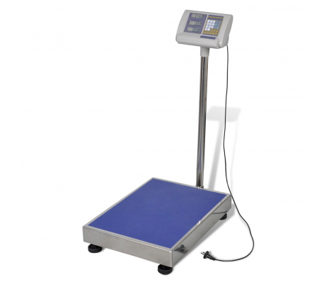 VidaXL - Platform Weegschaal 300kg met ingebouwde batterij VidaXL - Platform Weegschaal 300kg met ingebouwde batterij