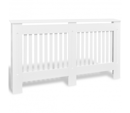 VidaXL - Radiatorombouw MDF wit 152 cm VidaXL - Radiatorombouw MDF wit 152 cm