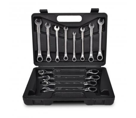 VidaXL - Ratelsleutel set 12 delig VidaXL - Ratelsleutel set 12 delig