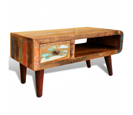 VidaXL - Salontafel gerecycled hout vintage antiek stijl VidaXL - Salontafel gerecycled hout vintage antiek stijl