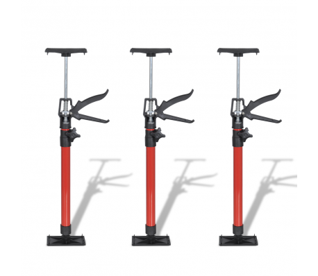 VidaXL - Snelsteun telescopisch 50 cm - 115 cm (3 stuks)