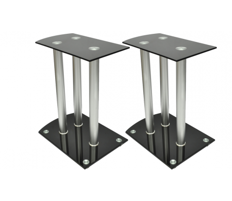 VidaXL - Speaker standaard Vocal set van 2 zwart VidaXL - Speaker standaard Vocal set van 2 zwart