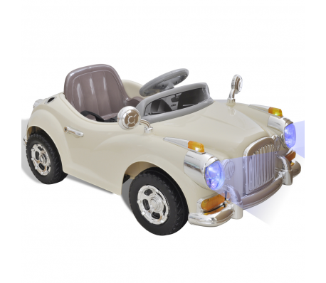 VidaXL - Speelgoedauto op batterijen (Beige) VidaXL - Speelgoedauto op batterijen (Beige)