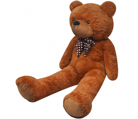 VidaXL - Teddybeer zacht pluche XXL bruin 175 cm VidaXL - Teddybeer zacht pluche XXL bruin 175 cm