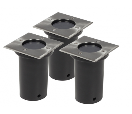 VidaXL - Tuin Ground Light Posts Lampscherm 3 stuks VidaXL - Tuin Ground Light Posts Lampscherm 3 stuks
