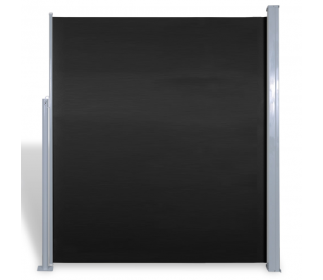 VidaXL - Uittrekbaar wind- / zonnescherm 180 x 300 cm zwart