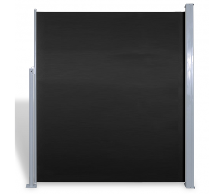 VidaXL - Uittrekbaar wind- / zonnescherm 180 x 300 cm zwart VidaXL - Uittrekbaar wind- / zonnescherm 180 x 300 cm zwart