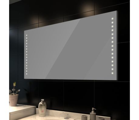 VidaXL - vidaXL Badkamerspiegel met LED verlichting 100 x 60 cm