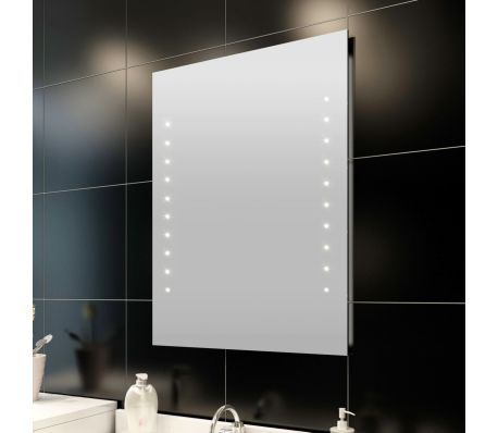 VidaXL - vidaXL Badkamerspiegel met LEDs 60x80 cm VidaXL - vidaXL Badkamerspiegel met LEDs 60x80 cm