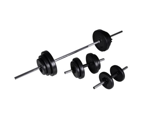 VidaXL - vidaXL Halter set 30,5 kg VidaXL - vidaXL Halter set 30,5 kg