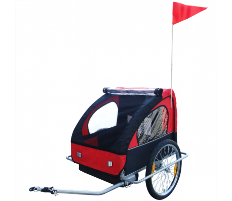 VidaXL - vidaXL Kinderfietskar rood 36kg VidaXL - vidaXL Kinderfietskar rood 36kg