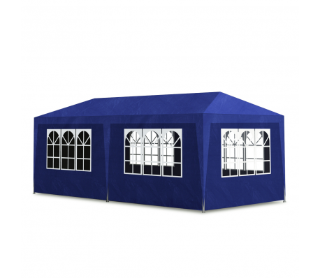 VidaXL - vidaXL Partytent 3x6 6 zijwanden blauw VidaXL - vidaXL Partytent 3x6 6 zijwanden blauw