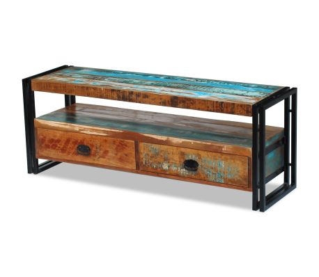 VidaXL - vidaXL Tv-meubel massief gerecycled hout VidaXL - vidaXL Tv-meubel massief gerecycled hout