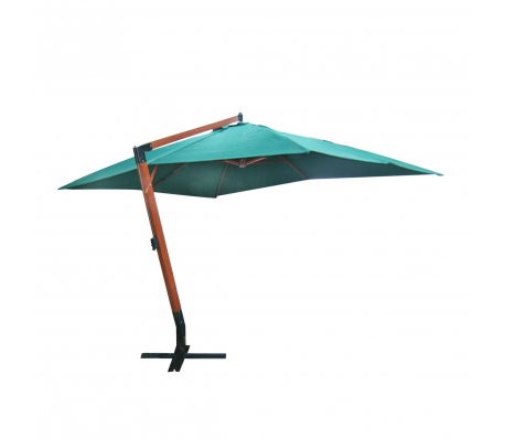 VidaXL - Zweefparasol Melia 300 x 400cm (groen)