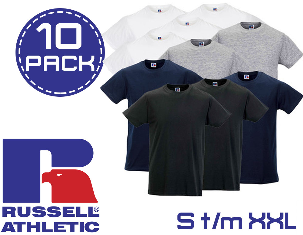 vsdeal.com - 10 Pack Russell Athletic Basic T-shirts