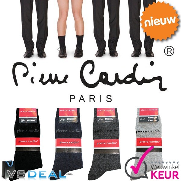 vsdeal.com - 12 paar stijlvolle Pierre Cardin herensokken OP=OP