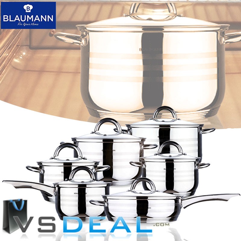 vsdeal.com - 12-Delige Blaumann Pannenset vsdeal.com - 12-Delige Blaumann Pannenset