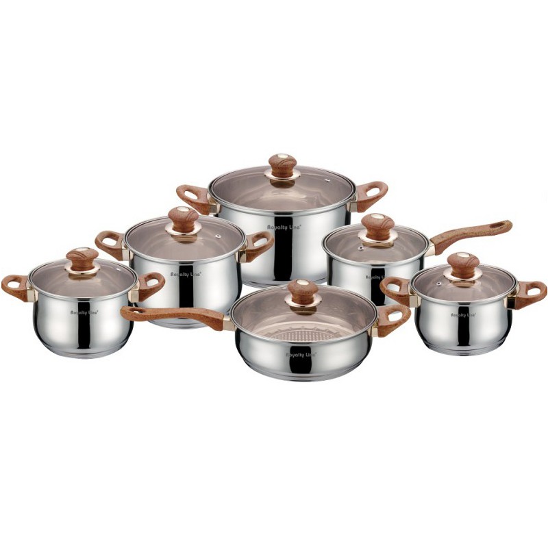vsdeal.com - 12-delige Luxe Royalty Line Switzerland Pannenset OP=OP vsdeal.com - 12-delige Luxe Royalty Line Switzerland Pannenset OP=OP