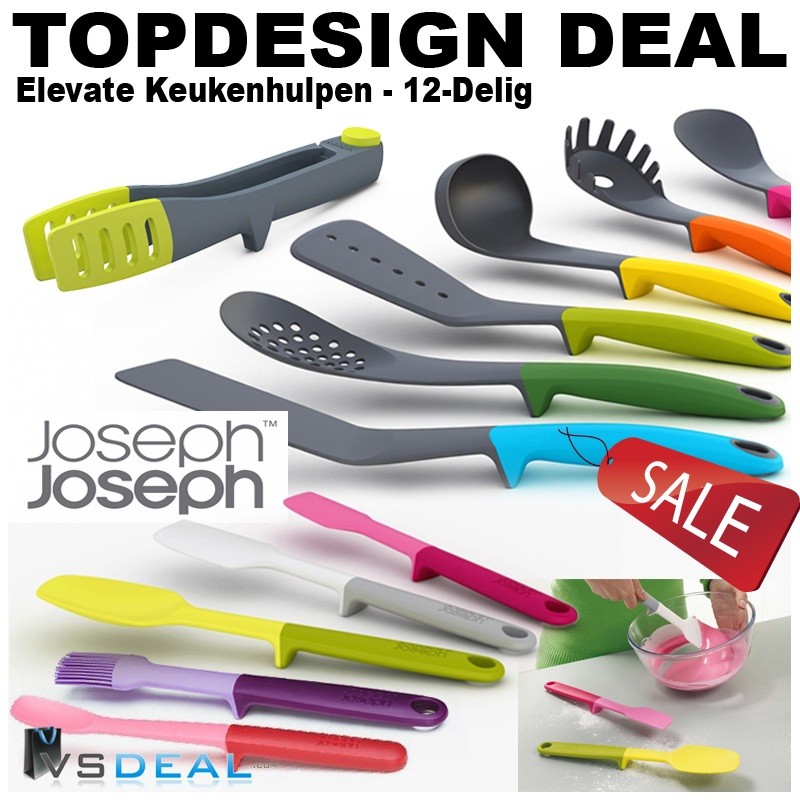 vsdeal.com - 12-delige set Joseph Joseph Elevate Keukenhulpen OP=OP vsdeal.com - 12-delige set Joseph Joseph Elevate Keukenhulpen OP=OP