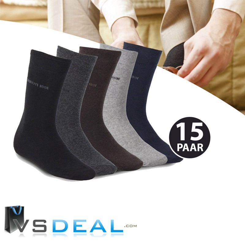 vsdeal.com - 15 Paar Cerruti Fashion Heren Sokken