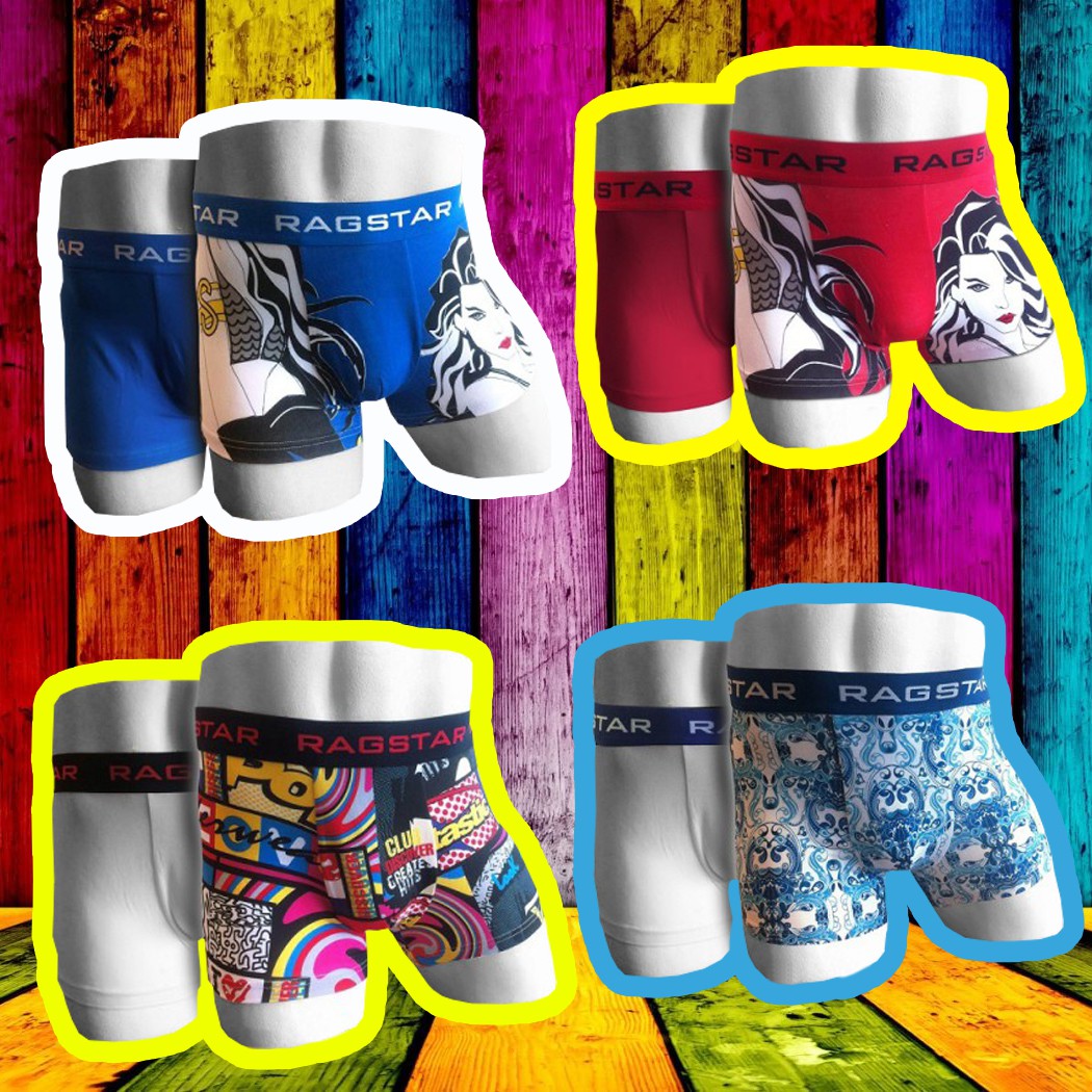 vsdeal.com - 2 Pack Ragstar Boxershorts 4 designs OP=OP vsdeal.com - 2 Pack Ragstar Boxershorts 4 designs OP=OP