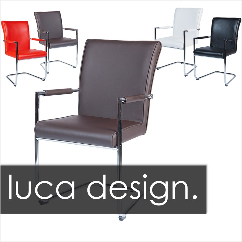 vsdeal.com - 2 x design eetkamerstoel Luca