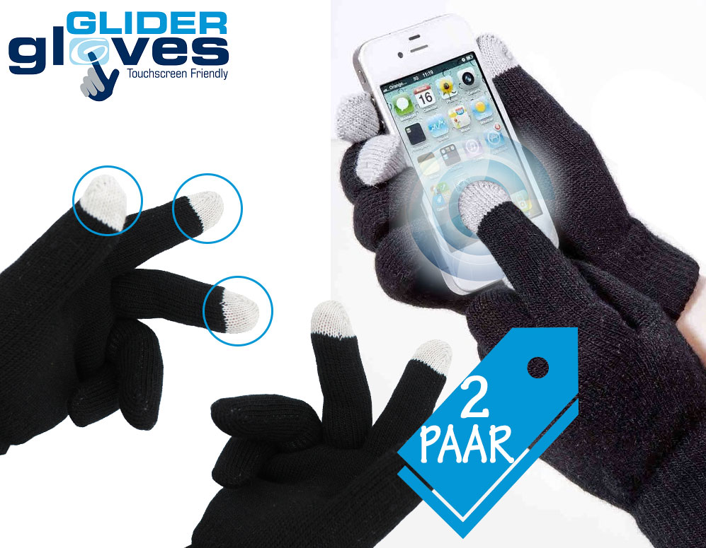 vsdeal.com - 2-pack Touchscreen Handschoenen vsdeal.com - 2-pack Touchscreen Handschoenen