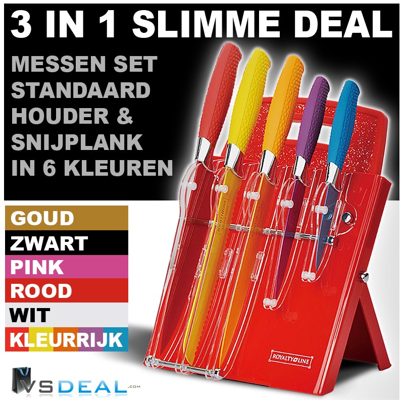 vsdeal.com - 3 in 1 Royalty Line Switzerland Messen inclusief luxe houder OP=OP