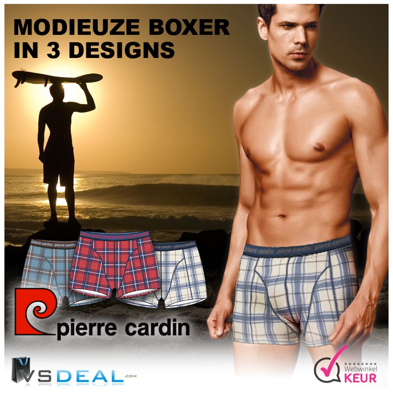 vsdeal.com - 3 Pack Pierre Cardin Boxers type Block! vsdeal.com - 3 Pack Pierre Cardin Boxers type Block!