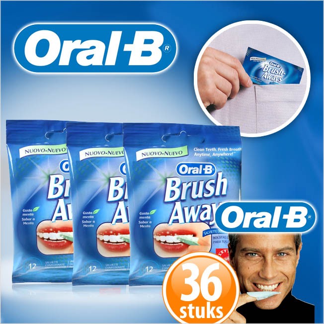 vsdeal.com - 36 x Oral-B Vingertandenborstels NIEUW OP=OP