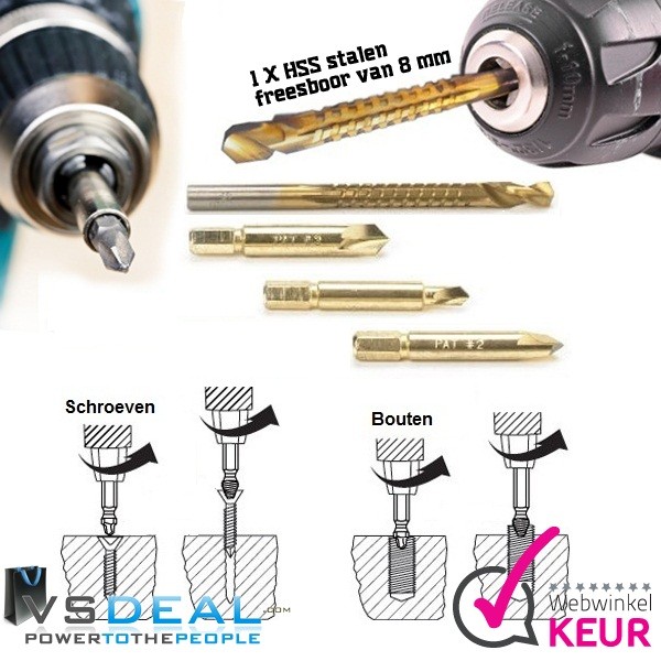 vsdeal.com - 4 delige schroefverwijderset OP=OP vsdeal.com - 4 delige schroefverwijderset OP=OP