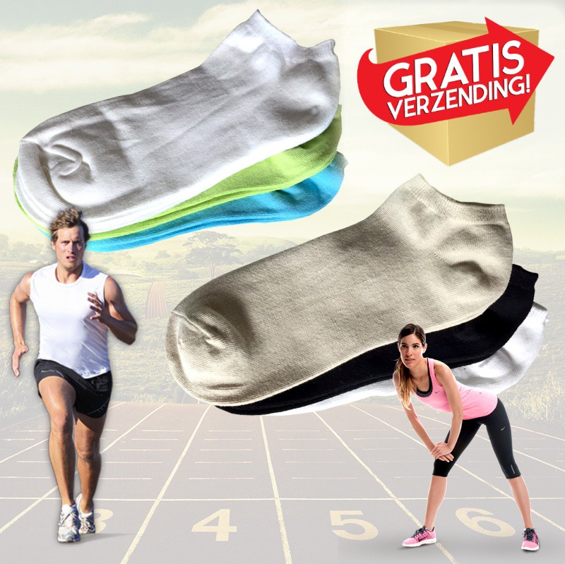 vsdeal.com - 4 Paar Sneaker Sokken voor hem en haar | Gratis verzending vsdeal.com - 4 Paar Sneaker Sokken voor hem en haar | Gratis verzending