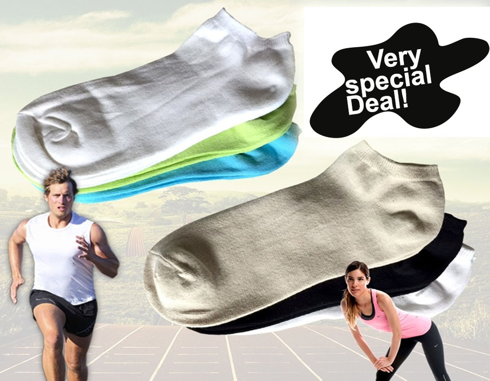 vsdeal.com - 4 Paar Sneaker Sokken voor hem en haar vsdeal.com - 4 Paar Sneaker Sokken voor hem en haar