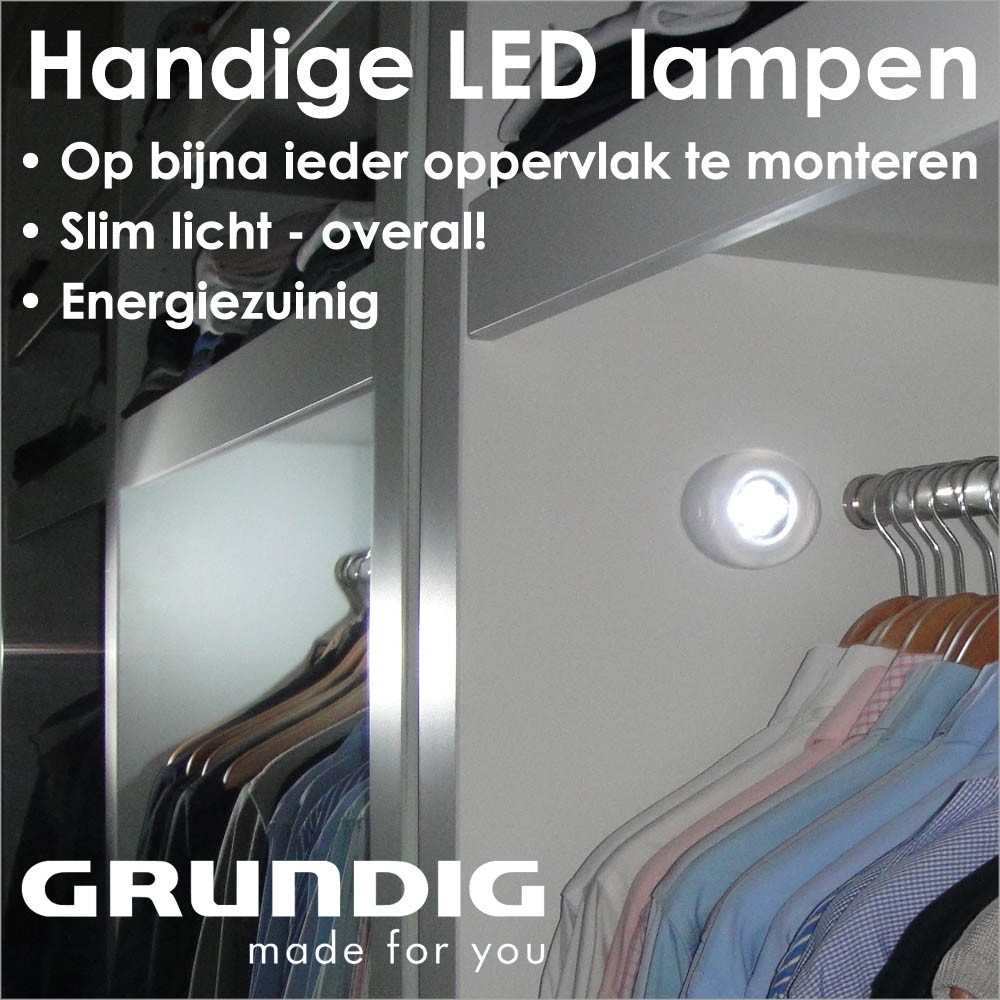 vsdeal.com - 4 x Grundig Pot Led Lamp Nieuw