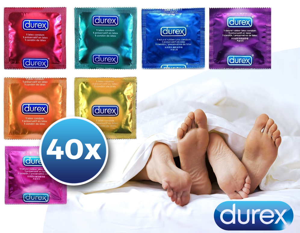 vsdeal.com - 40-delig Durex Surprise pakket + gratis Durex Play ring