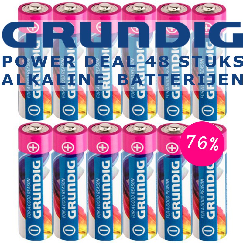 vsdeal.com - 48 x Grundig Power AA of AAA ++ Batterijen vsdeal.com - 48 x Grundig Power AA of AAA ++ Batterijen