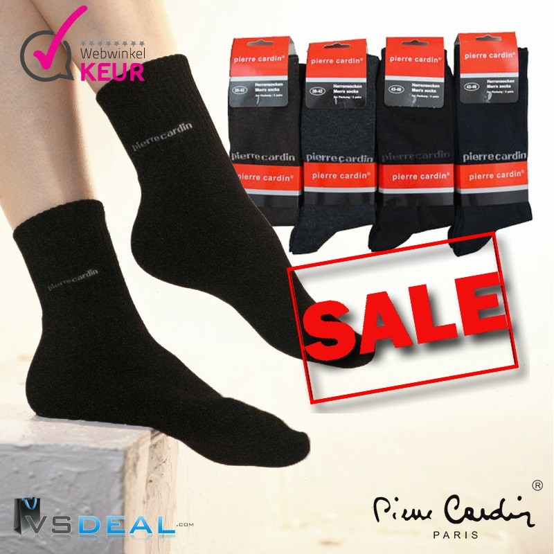 vsdeal.com - 6, 12, 18 of 24 paar stijlvolle Pierre Cardin herensokken OP=OP vsdeal.com - 6, 12, 18 of 24 paar stijlvolle Pierre Cardin herensokken OP=OP