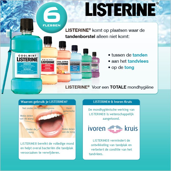 vsdeal.com - 6 flessen LISTERINE® Mondwater vsdeal.com - 6 flessen LISTERINE® Mondwater