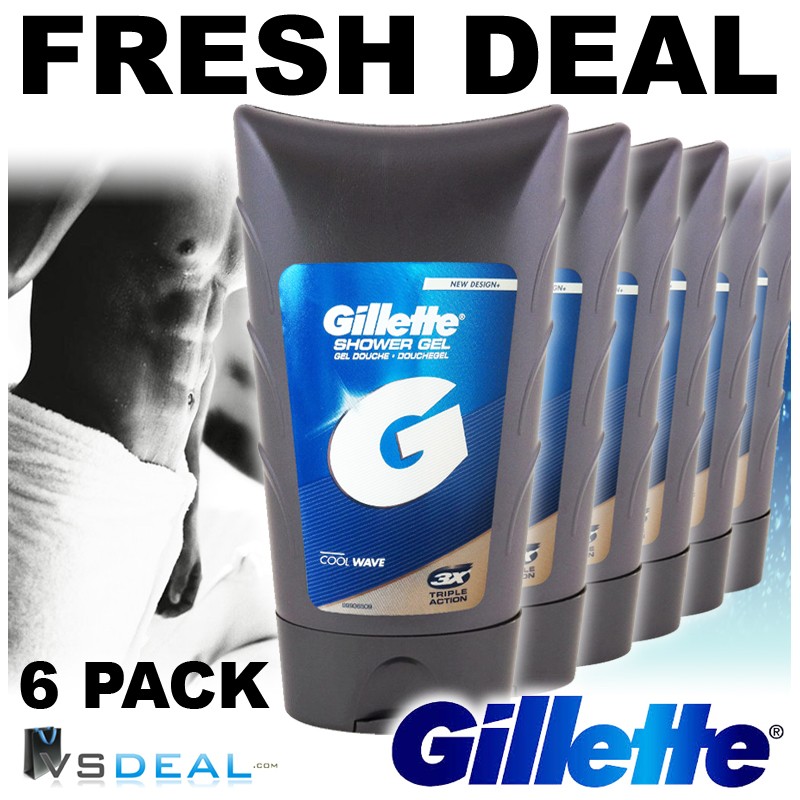 vsdeal.com - 6 Pack Gillette DoucheGel OP=OP vsdeal.com - 6 Pack Gillette DoucheGel OP=OP