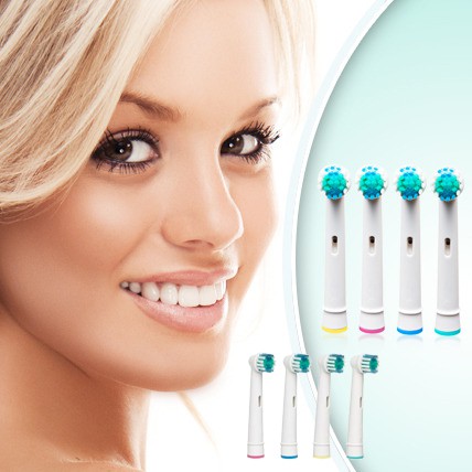 vsdeal.com - 8 Opzetborstels voor Oral-B tandenborstels vsdeal.com - 8 Opzetborstels voor Oral-B tandenborstels