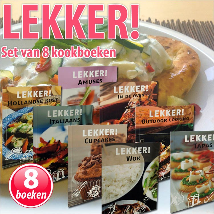 vsdeal.com - 8 Waanzinnige Kookboeken OP=OP vsdeal.com - 8 Waanzinnige Kookboeken OP=OP