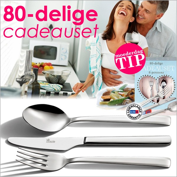 vsdeal.com - 80-delig luxe bestekset van Sola vsdeal.com - 80-delig luxe bestekset van Sola