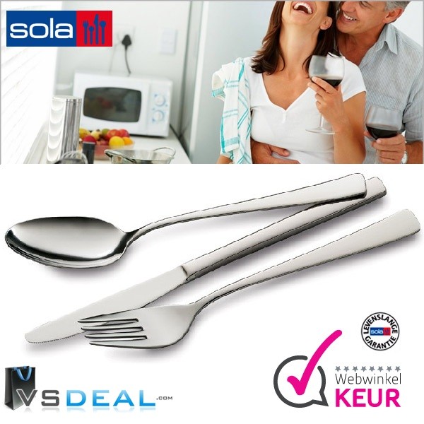 vsdeal.com - 82-delig Luxe Bestekset van Sola vsdeal.com - 82-delig Luxe Bestekset van Sola