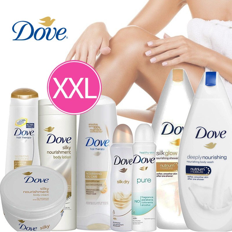 vsdeal.com - 8-Delig Dove XXL Verzorgingspakket