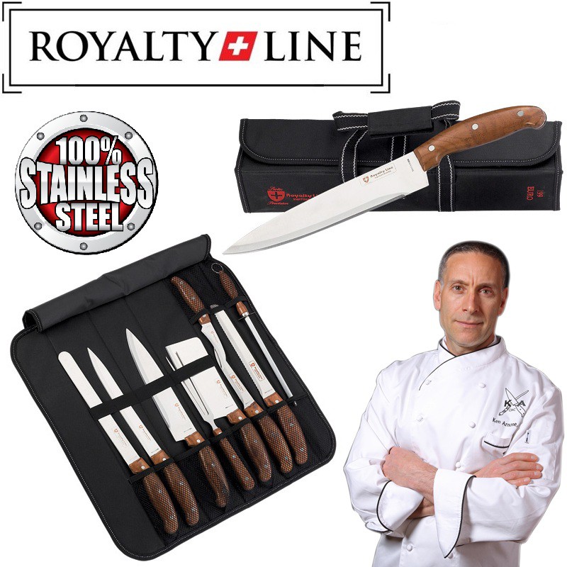 vsdeal.com - 9 delige Royalty Line Koksmessen inclusief luxe draagtas OP=OP vsdeal.com - 9 delige Royalty Line Koksmessen inclusief luxe draagtas OP=OP