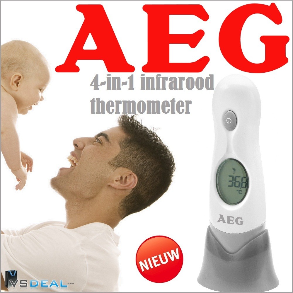 vsdeal.com - AEG Infrarood thermometer voor oren en voorhoofd