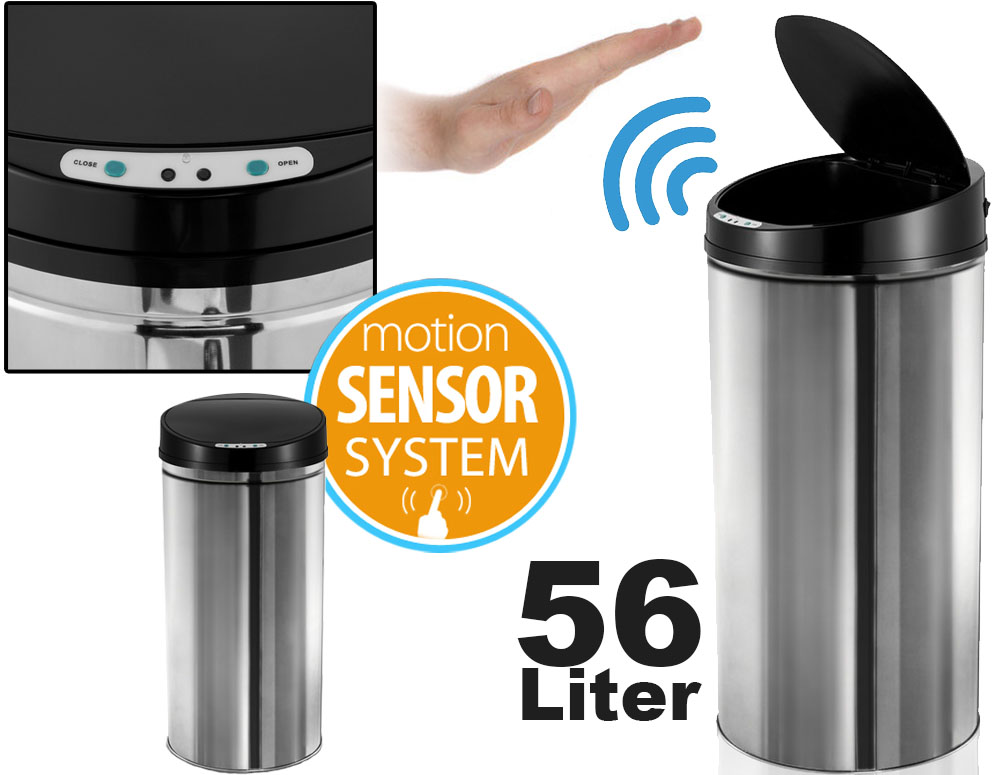 vsdeal.com - Automatische RVS Sensor Vuilnisbak (56L) vsdeal.com - Automatische RVS Sensor Vuilnisbak (56L)