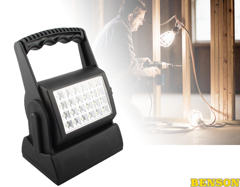 vsdeal.com - Benson Draadloze 24 SMD LED Werklamp incl. Batterijen vsdeal.com - Benson Draadloze 24 SMD LED Werklamp incl. Batterijen